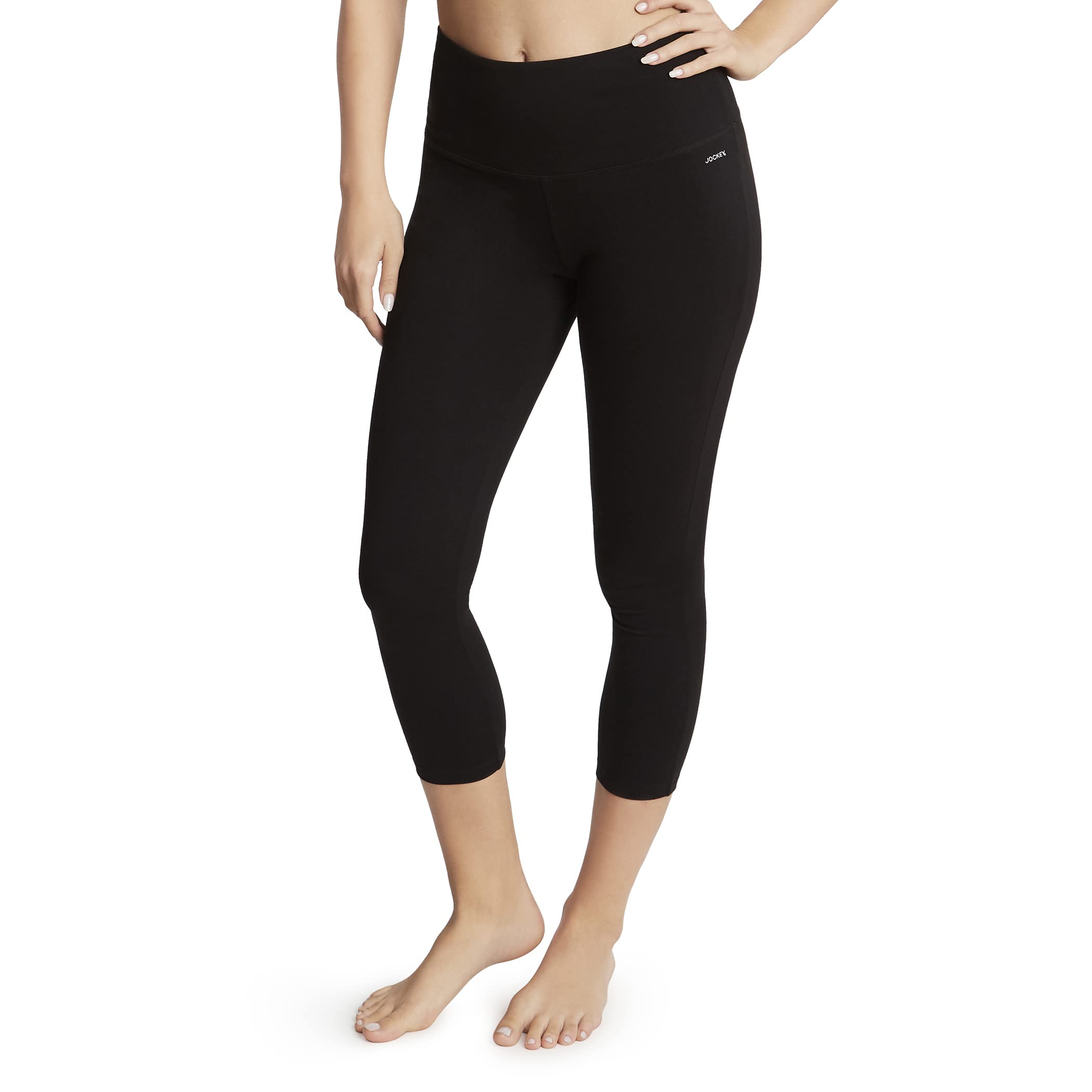 Jockey Women's Cotton Stretch Capri Leggings
