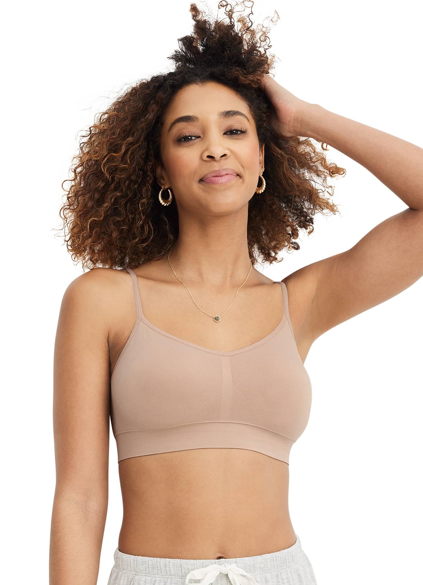 Jockey Women's Modern Micro Stretch Bralette, Light, Size M
